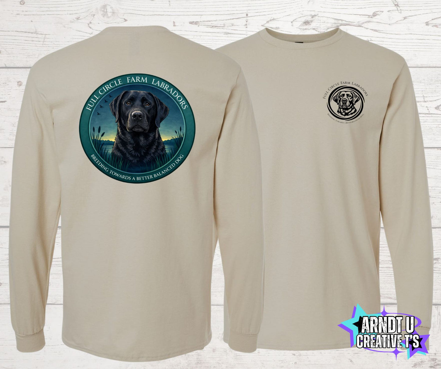Full Circle Labradors Black Lab Long Sleeve