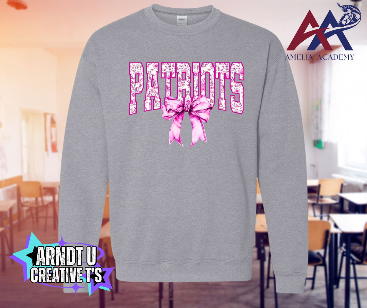 Youth Patriots Pink Bow
