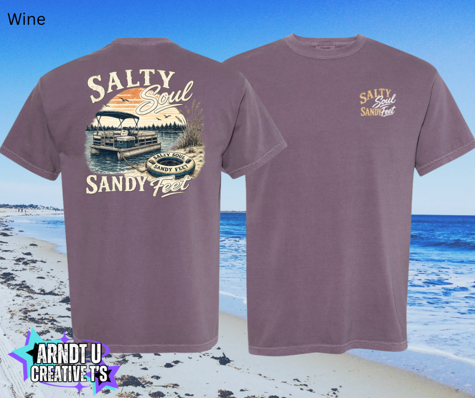 Salty Soul Sandy Feet Pontoon
