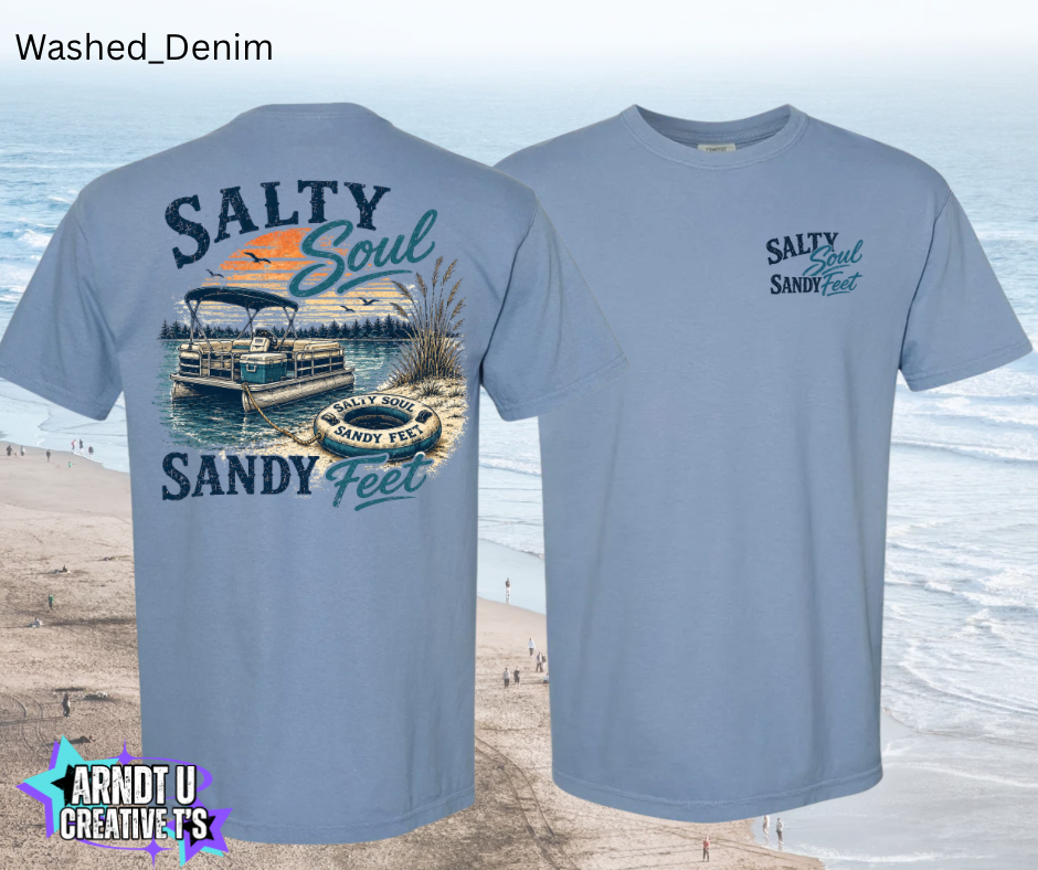 Salty Soul Sandy Feet Pontoon