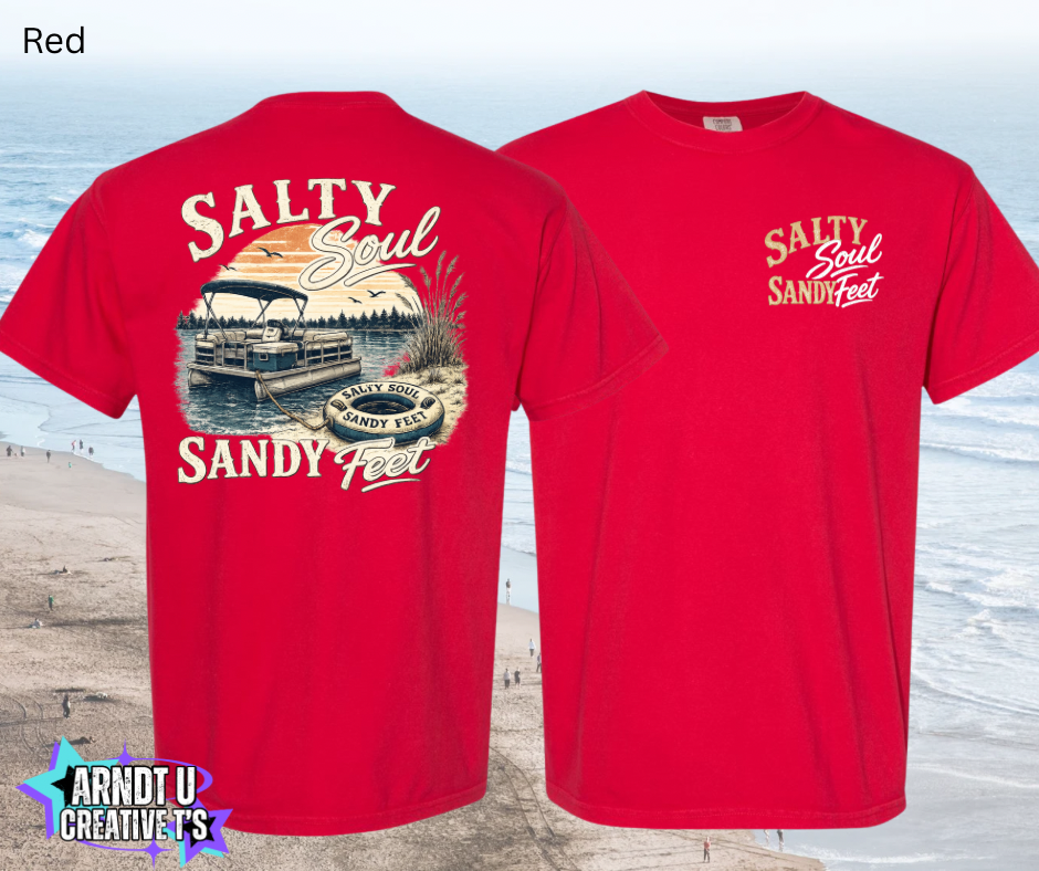 Salty Soul Sandy Feet Pontoon