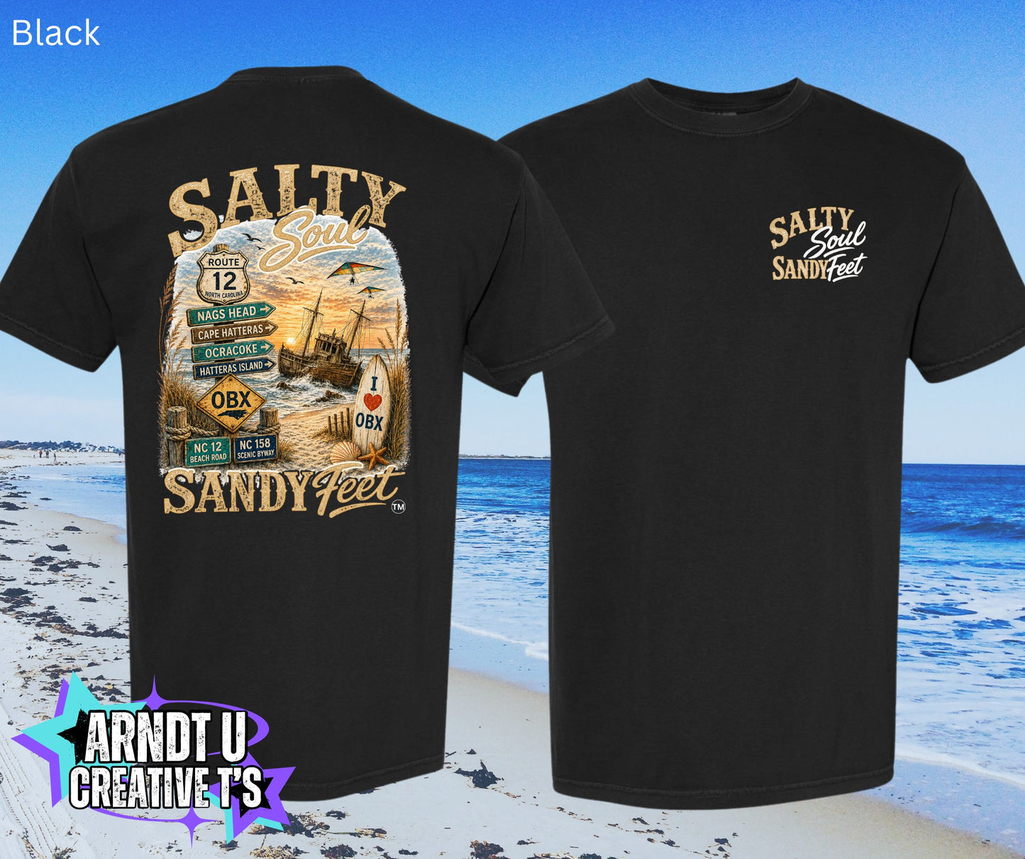 Salty Soul Sandy Feet Road Signs