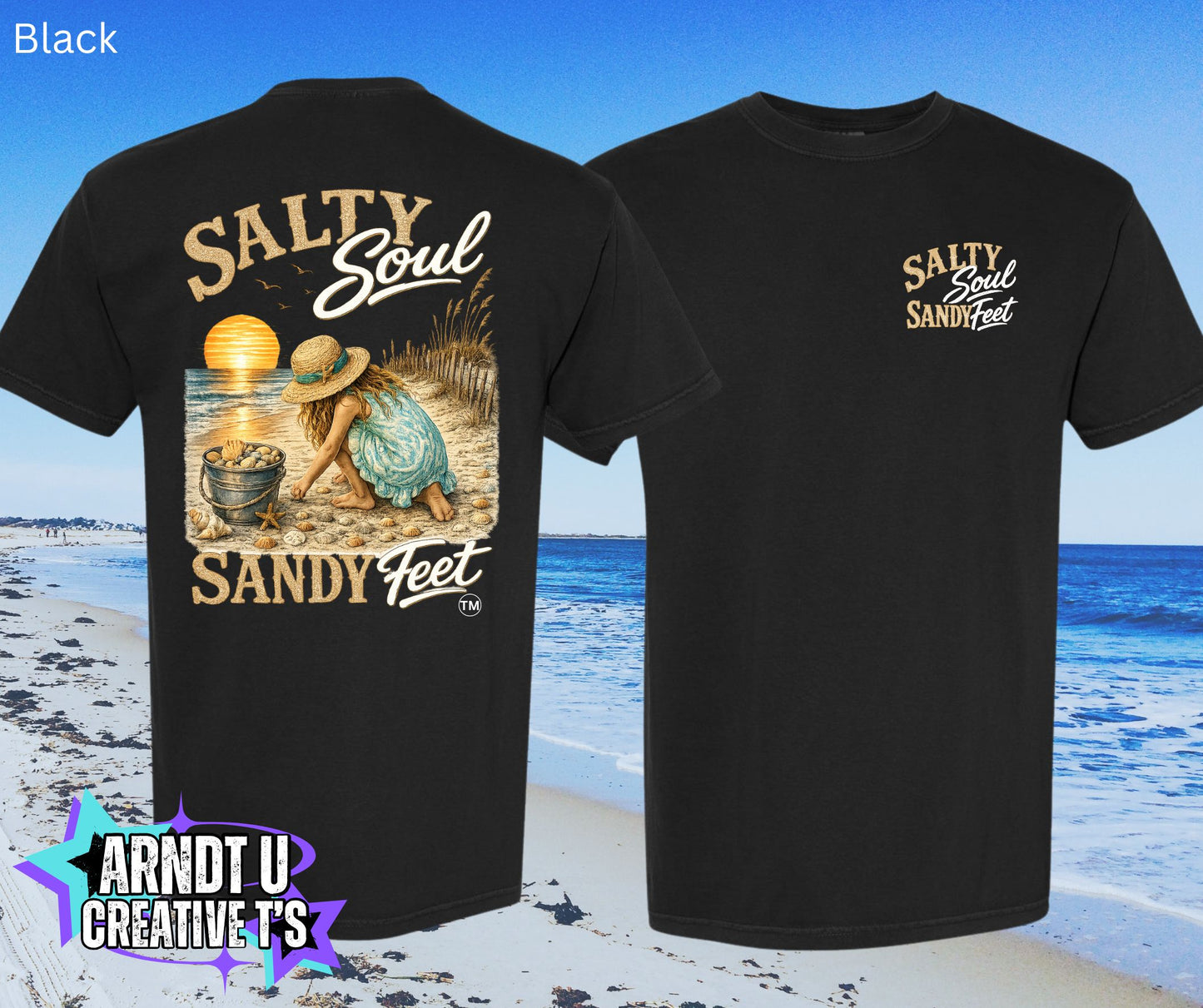 Salty Soul Sandy Feet Collecting Shells