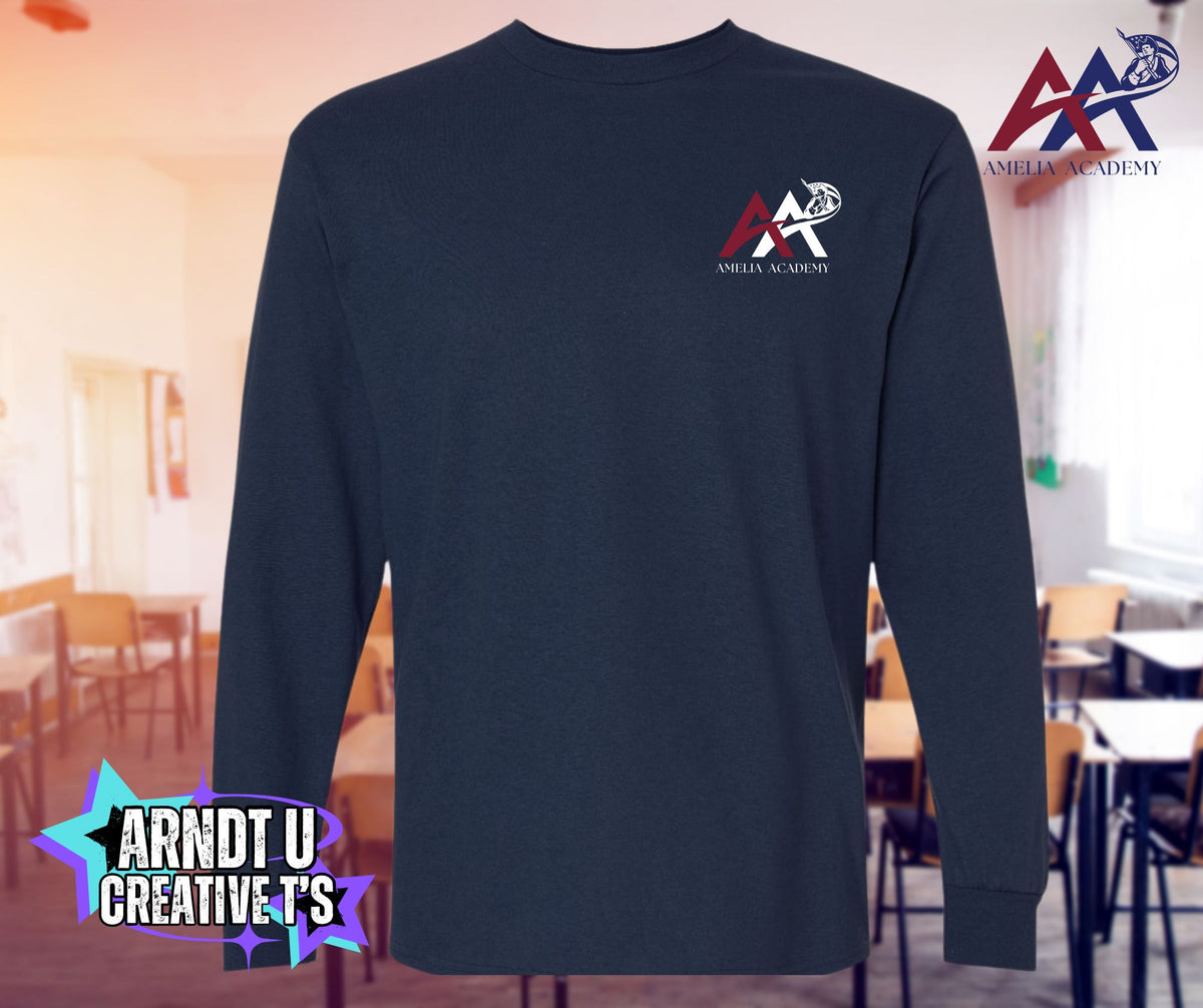 Amelia Academy Left Chest Logo