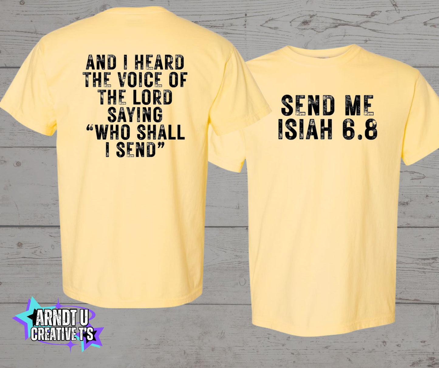 And I Heard a Voice Isiah 6.8