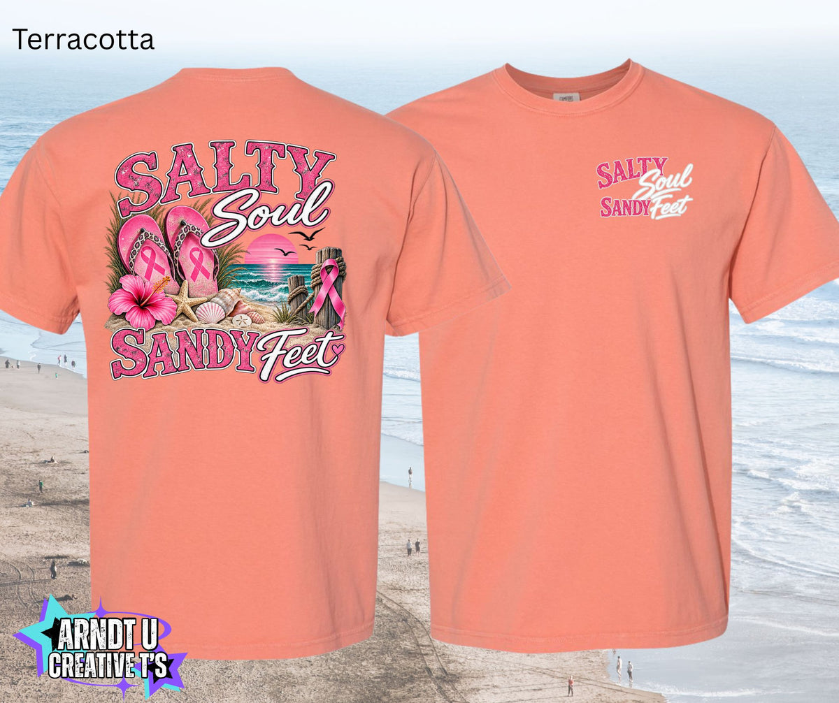 Salty Soul Sandy Feet Breast Cancer Awareness