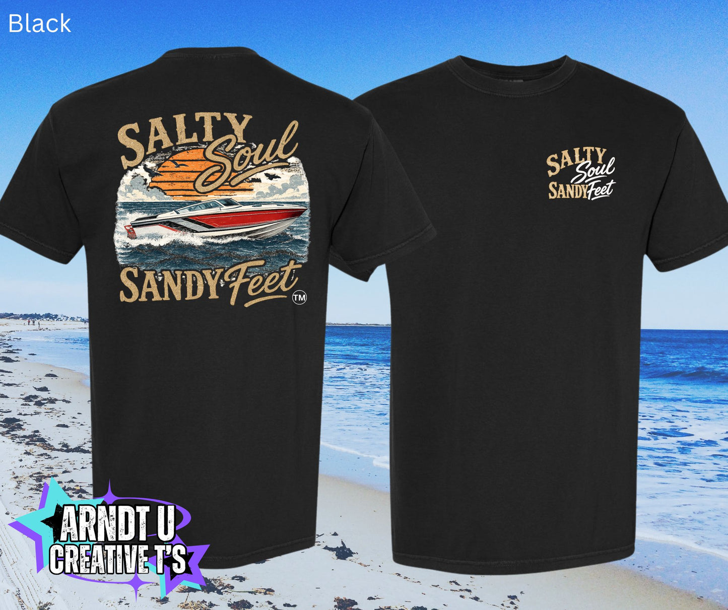 Salty Soul Sandy Feet Speed Boat