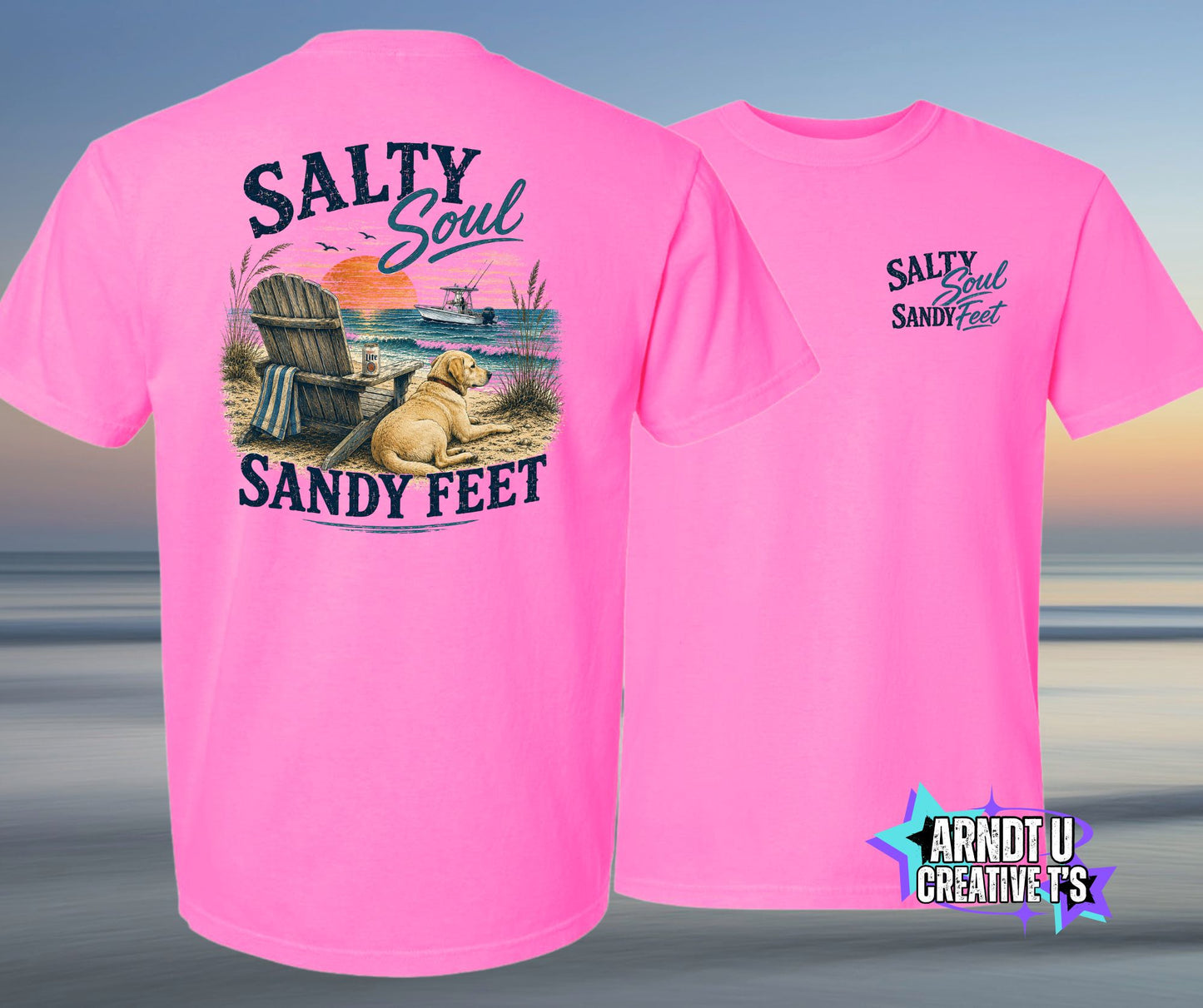 Salty Soul Sandy Feet Yellow Lab