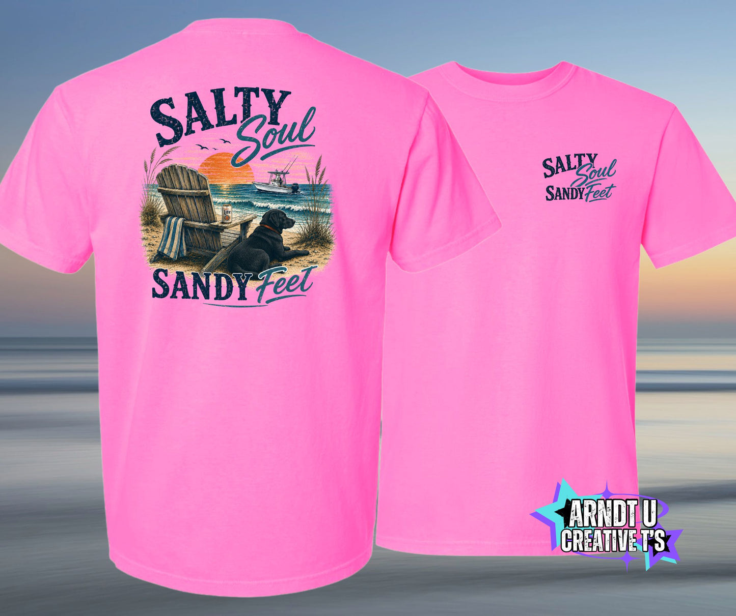 Salty Soul Sandy Feet Black Lab