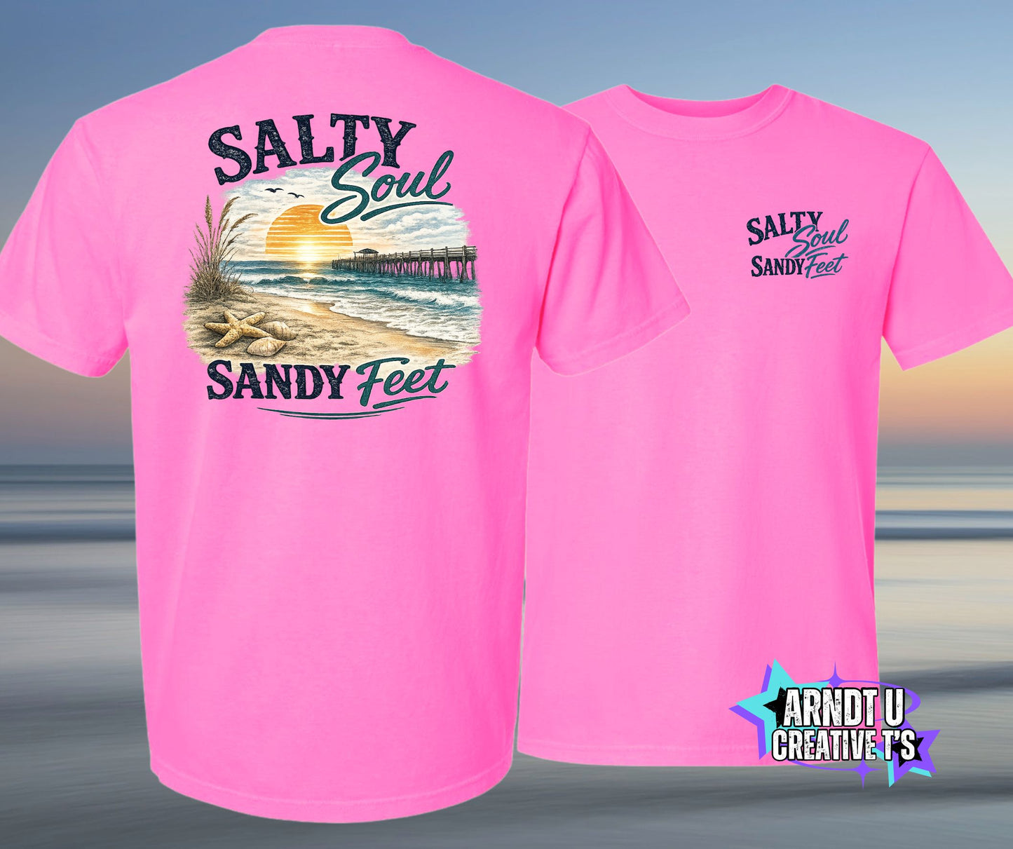Salty Soul Sandy Feet Pier Time