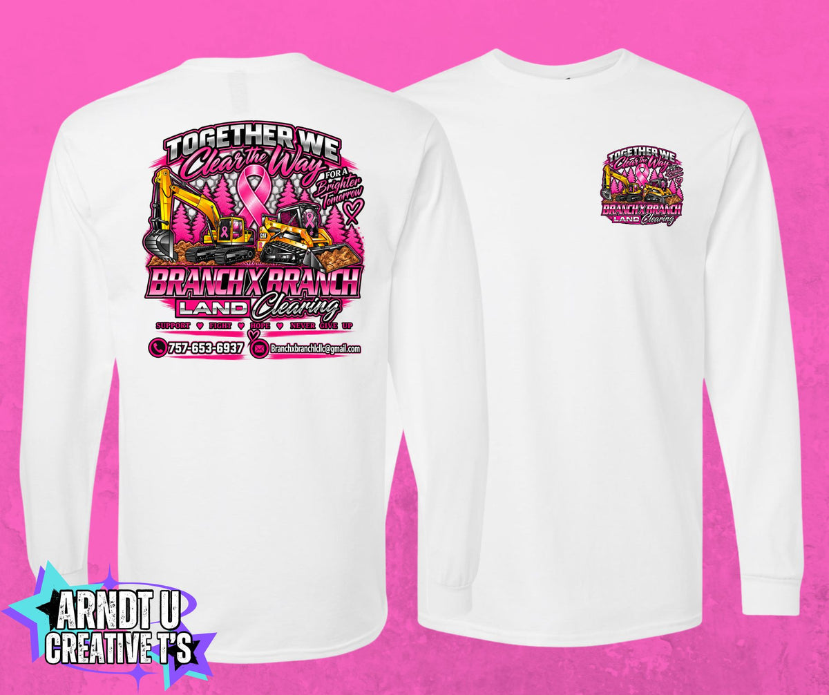 Breast Cancer Awareness BXB Land Clearing Long Sleeve