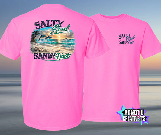 Salty Soul Sandy Feet Dolphins