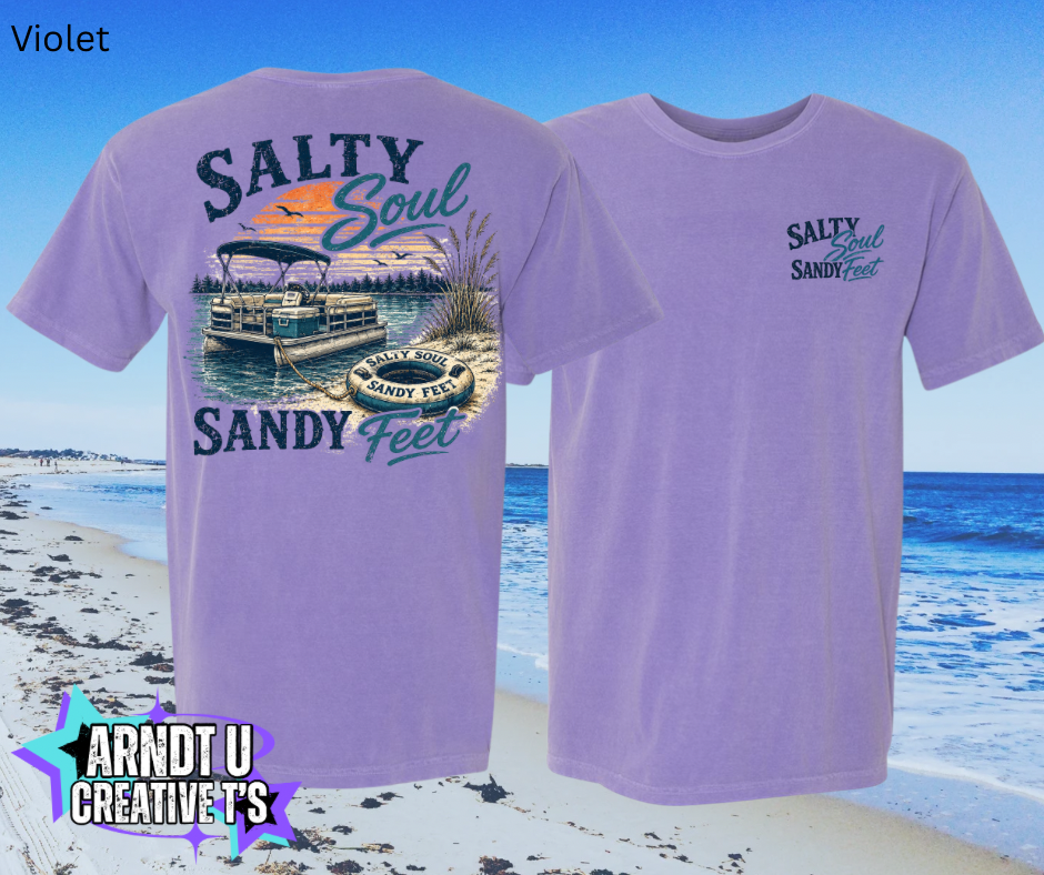 Salty Soul Sandy Feet Pontoon