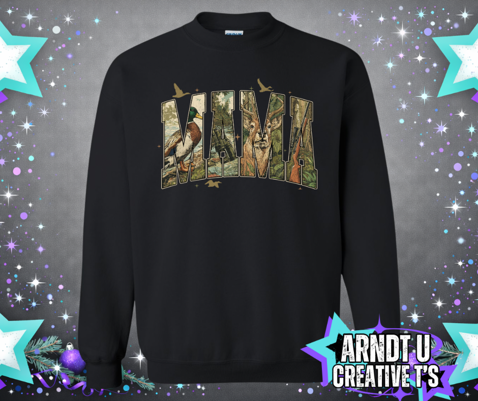 Animal Camo Mama Sweatshirts