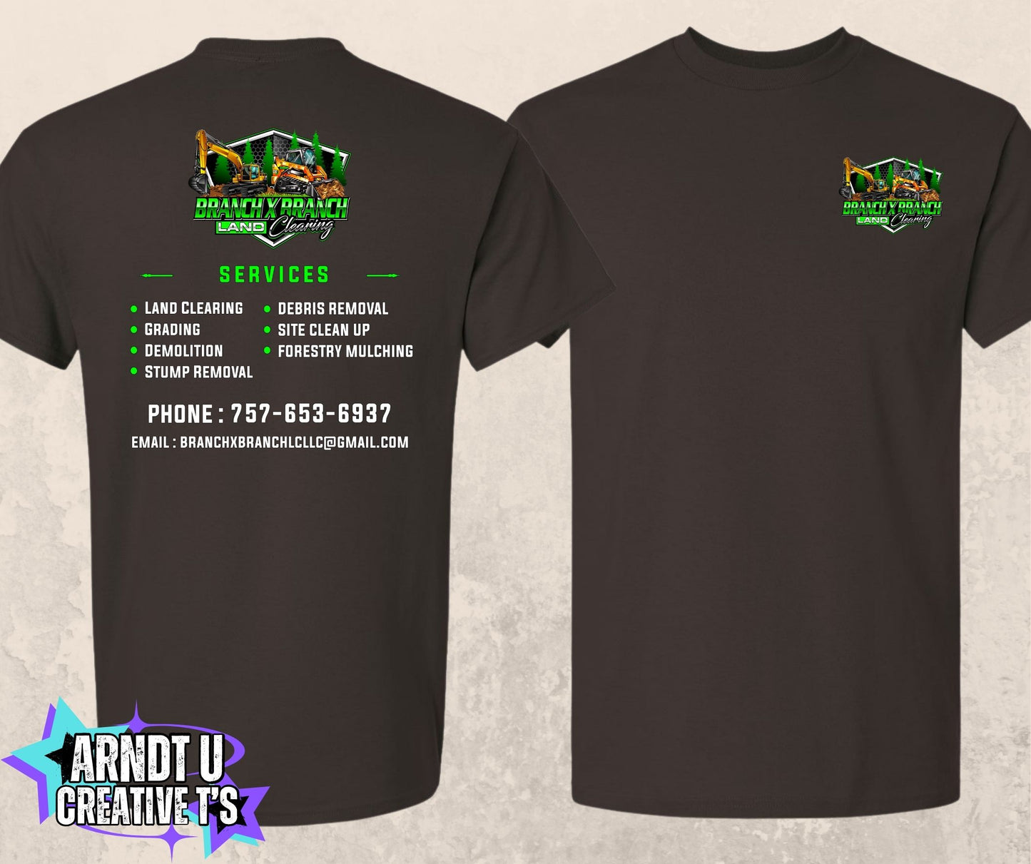 Branch X Branch Land Clearing Short Sleeve