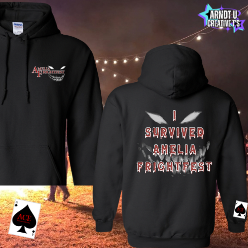 I SURVIVED AMELIA FRIGHTFEST FACE LOGO