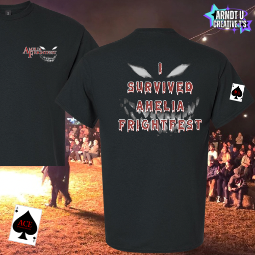 I SURVIVED AMELIA FRIGHTFEST FACE LOGO