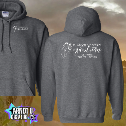 Youth Hickory Havens Hoodie Sweatshirt-White Writing