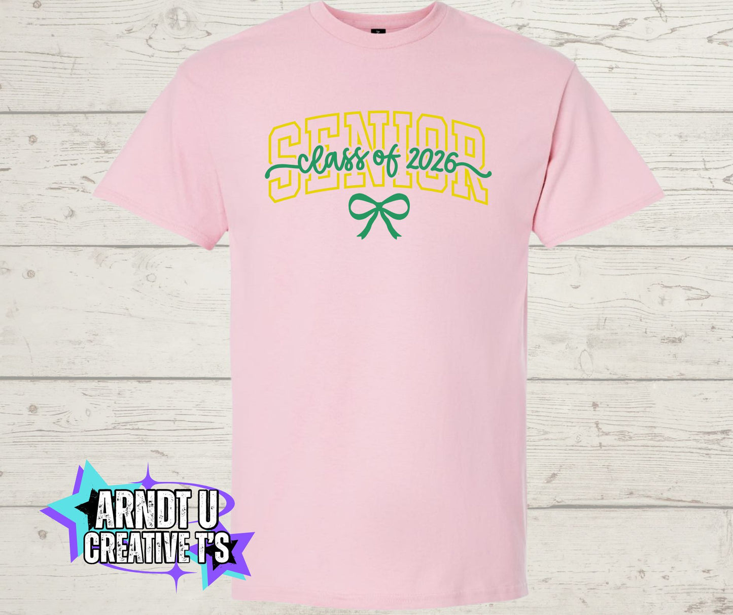 Senior 2026 with Green Bow