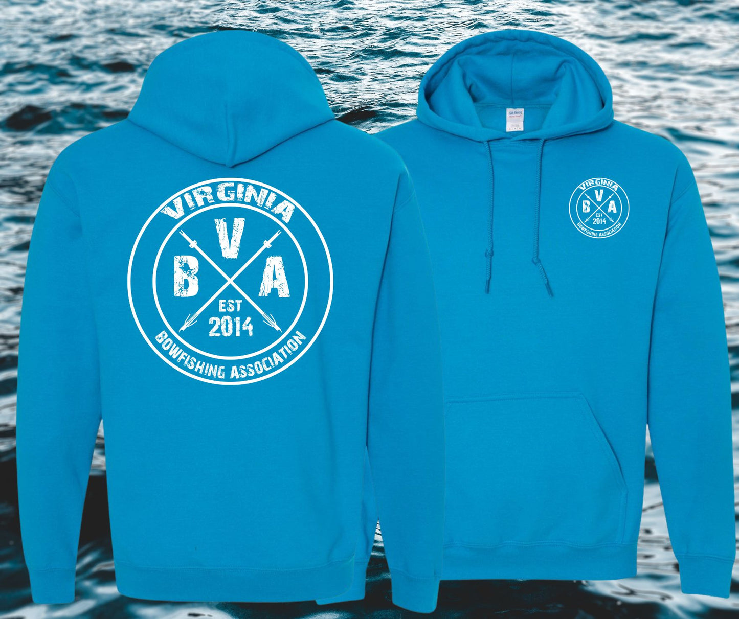 Virginia Bowfishing Assoc. Gildan Hoodies
