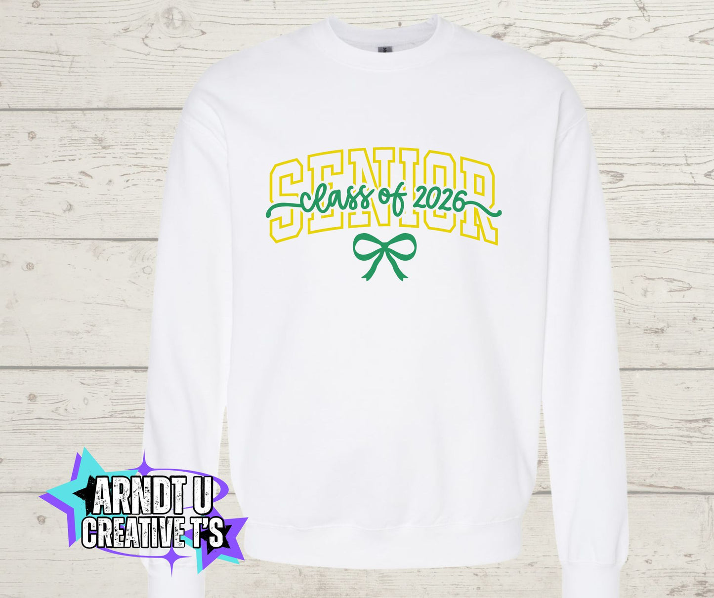 Senior 2026 with Green Bow