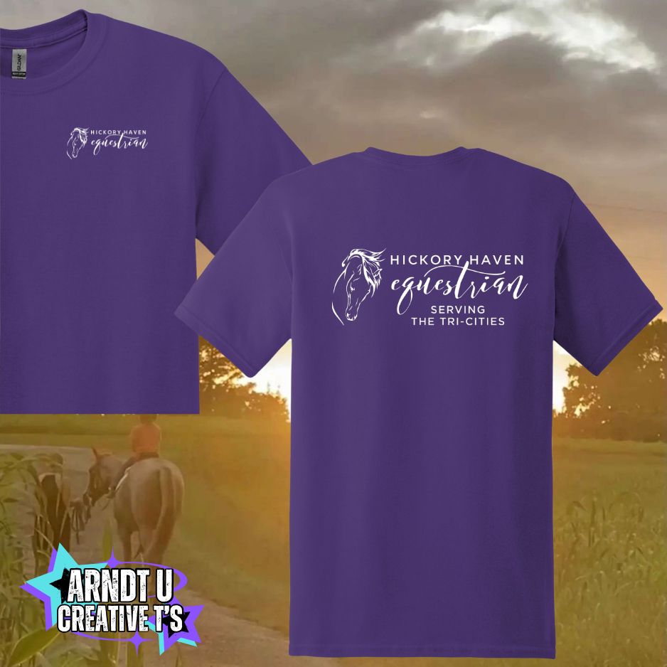 Youth Hickory Havens Short Sleeve-White Writing