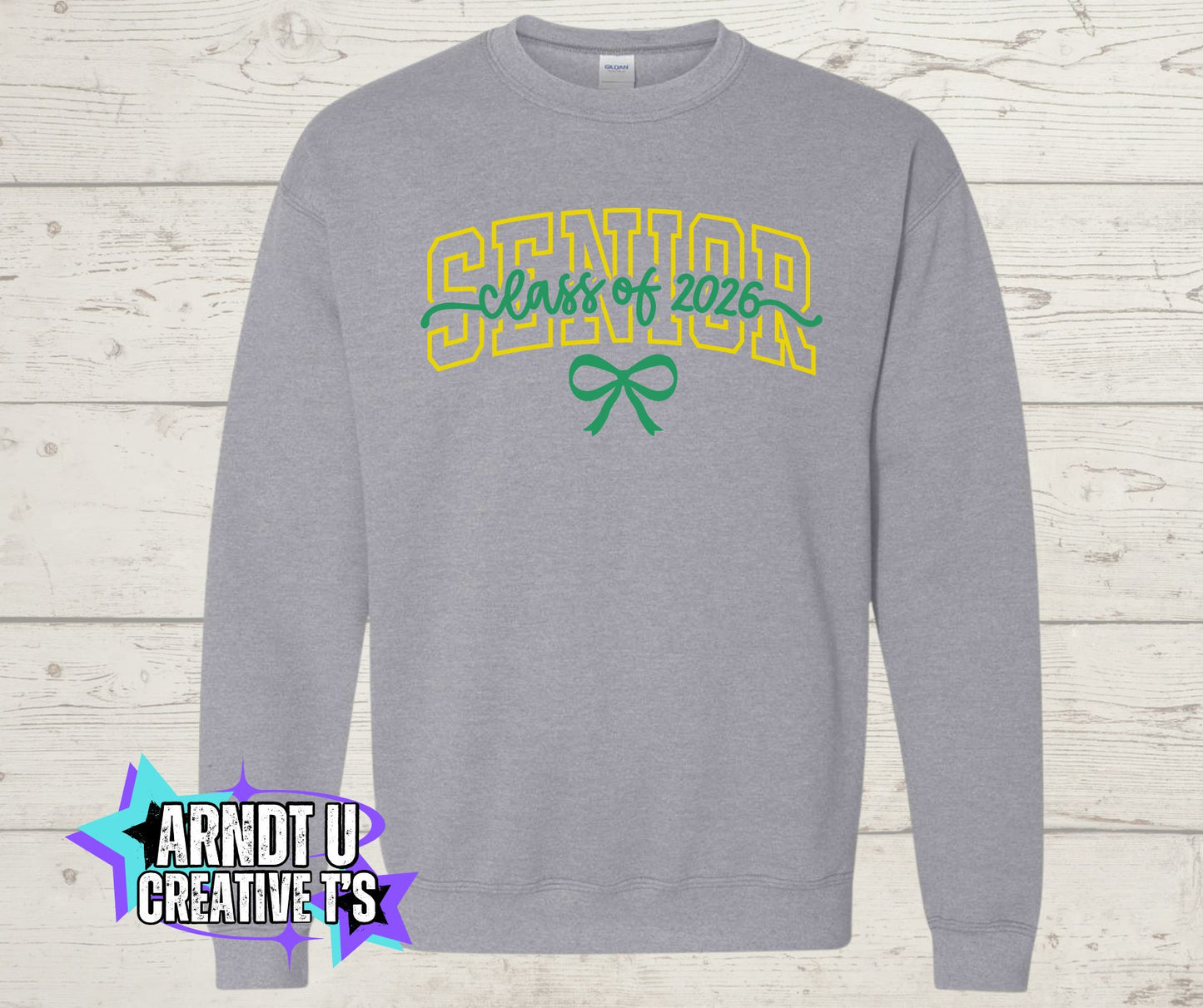 Senior 2026 with Green Bow